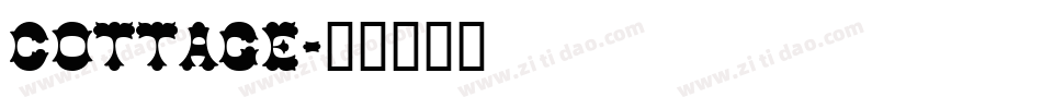 Cottage字体转换