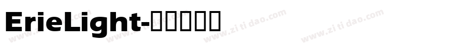 ErieLight字体转换