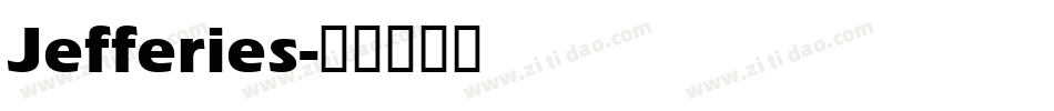 Jefferies字体转换