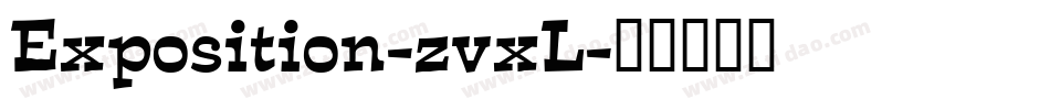Exposition-zvxL字体转换