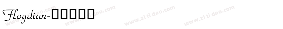 Floydian字体转换