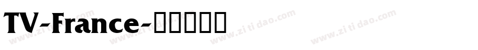 TV-France字体转换