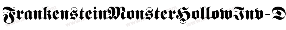 FrankensteinMonsterHollowInv-D4P0字体转换
