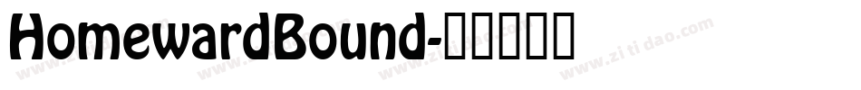 HomewardBound字体转换