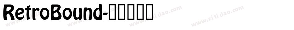 RetroBound字体转换