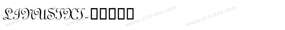 LINUSTXT字体转换