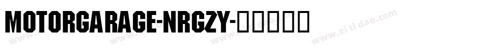 MotorGarage-nRgZY字体转换