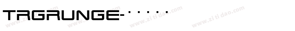 TRGrunge字体转换