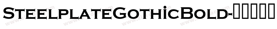 SteelplateGothicBold字体转换