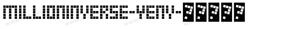 MillionInverse-yenV字体转换