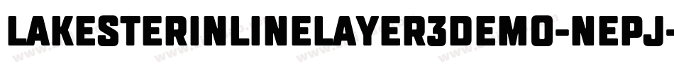 Lakesterinlinelayer3demo-nEPJ字体转换
