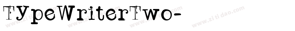 TypeWriterTwo字体转换