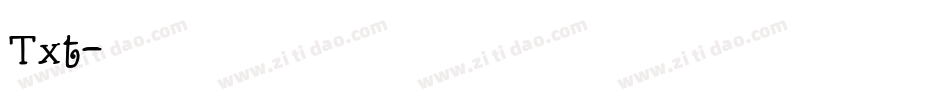 Txt字体转换