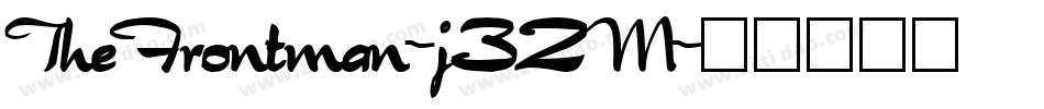 TheFrontman-j32M字体转换