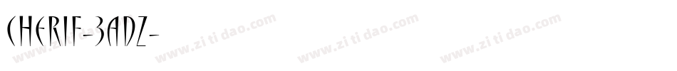 Cherif-3adZ字体转换