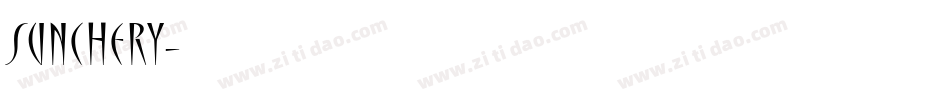 Sunchery字体转换