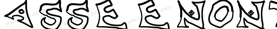 ASSEENONTVSKEW字体转换