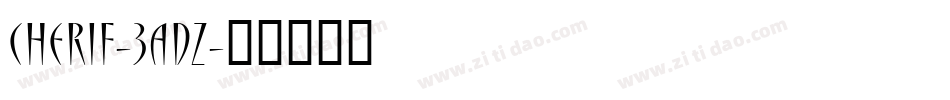 Cherif-3adZ字体转换