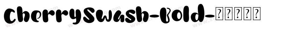 CherrySwash-Bold字体转换