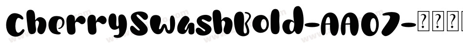 CherrySwashBold-AA07字体转换