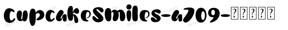 CupcakeSmiles-a709字体转换