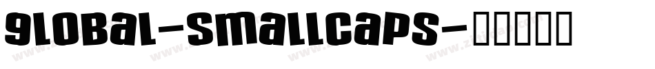 Global-SmallCaps字体转换