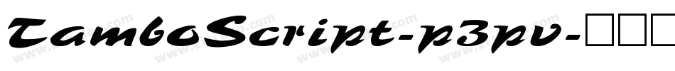 TamboScript-p3pv字体转换