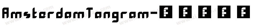 AmsterdamTangram字体转换