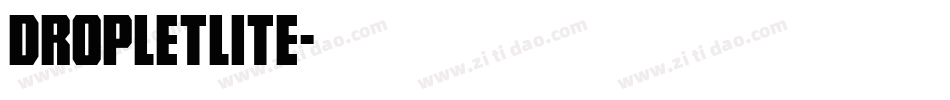 DropletLite字体转换