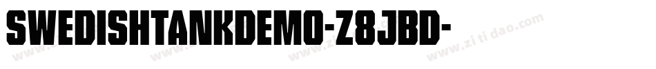 SwedishTankDemo-z8JBD字体转换