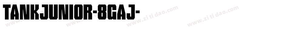 TankJunior-8gaJ字体转换