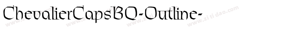 ChevalierCapsBQ-Outline字体转换