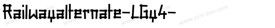 Railwayalternate-LGy4字体转换