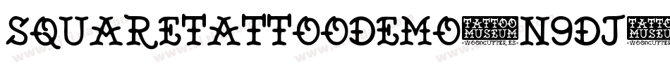 SquareTattooDemo-n9DJ字体转换