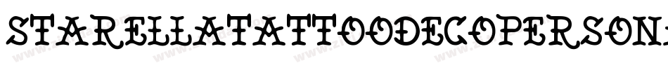 StarellaTattooDecoPersonal-qZZ4x字体转换