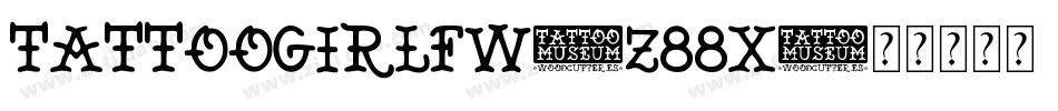 TattooGirlfw-z88X字体转换