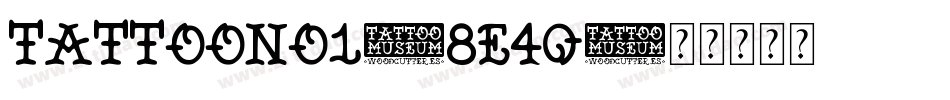 TattooNo1-8e40字体转换