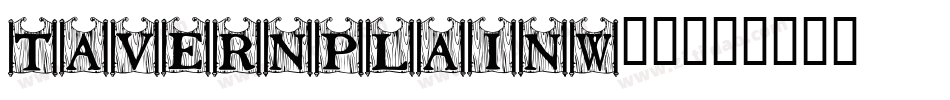 TavernPlainW00字体转换