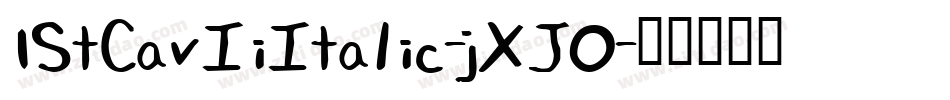 1StCavIiItalic-jXJ0字体转换