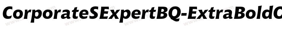 CorporateSExpertBQ-ExtraBoldOsF字体转换