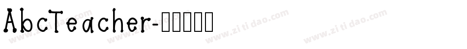 AbcTeacher字体转换
