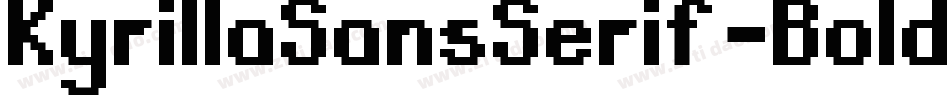 KyrillaSansSerif-Bold字体转换