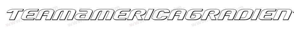 TeamAmericaGradient-aR4K字体转换 TeamAmericaGradient-aR4K字体转换