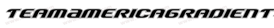 TeamAmericaGradient-aR4K字体转换 TeamAmericaGradient-aR4K字体转换