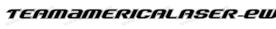 TeamAmericaLaser-EwAW字体转换
