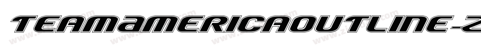 TeamAmericaOutline-ZAm3字体转换