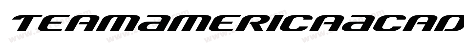 TeamAmericaAcademy-0Zw9字体转换