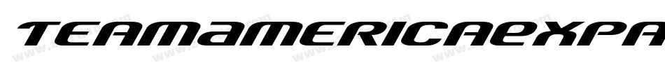 TeamAmericaExpanded-Wxvn字体转换