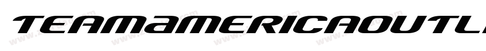 TeamAmericaOutline-ZAm3字体转换