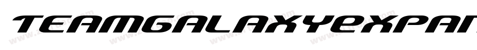 TeamGalaxyExpandedSuperital-mLYm2字体转换